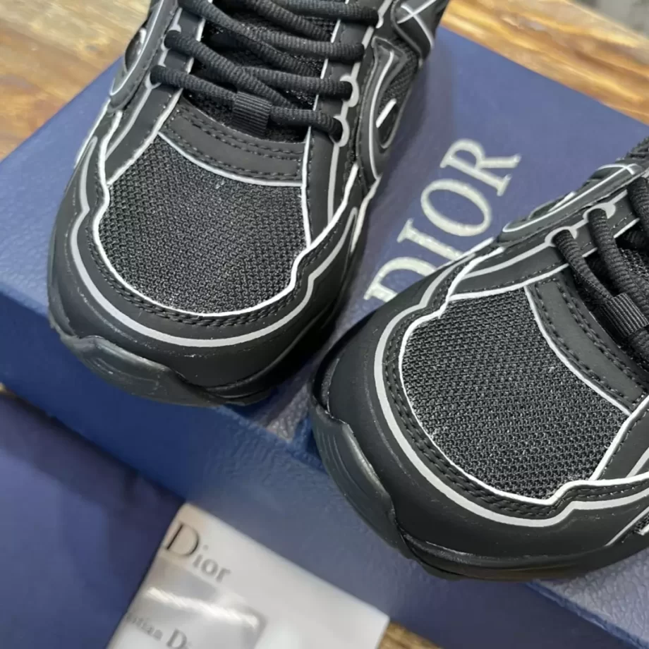 B30 Sneaker Black Mesh and Technical Fabric - CDO115