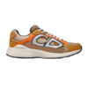 B30 Sneaker Cream Mesh with Orange and Brown Technical Fabric - CDO119
