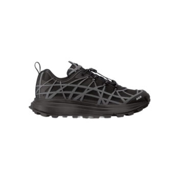 B31 Runner Sneaker Black Technical Mesh and Anthracite Gray Rubber with Warped Cannage Motif - CDO102
