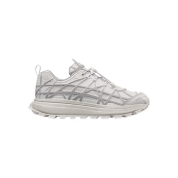 B31 Runner Sneaker White Technical Mesh and Gray Rubber with Warped Cannage Motif - CDO101