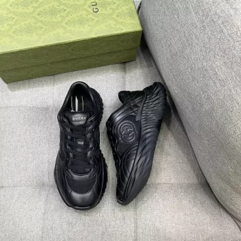 Gucci Ripple Sneaker Black Leather - GCC206