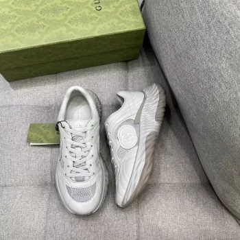 Gucci Ripple Sneaker Grey Leather - GCC207