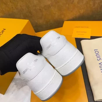 LV Rivoli Sneaker White Mini Monogram Embossed Calf Leather - LSVT247