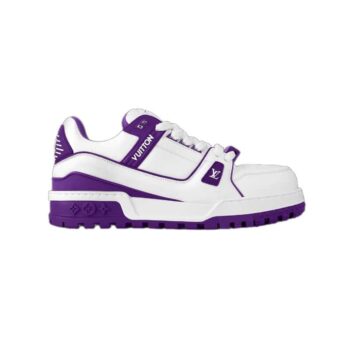 LV Trainer Maxi Sneaker Purple Bicolor Calf Leather - LSVT224