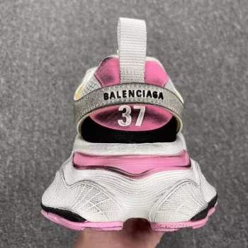 Balenciaga Women's Cargo Sneaker in Grey/White/Pink - BB287