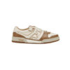 Fendi Match Sneakers Brown Leather Low Tops - FD028