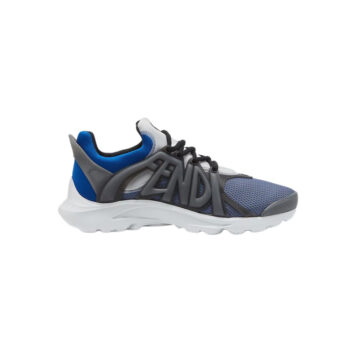Fendi Tag Sneakers Blue Technical Mesh Running - FD034