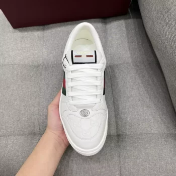 Gucci Screener Sneaker White Leather - GCC222