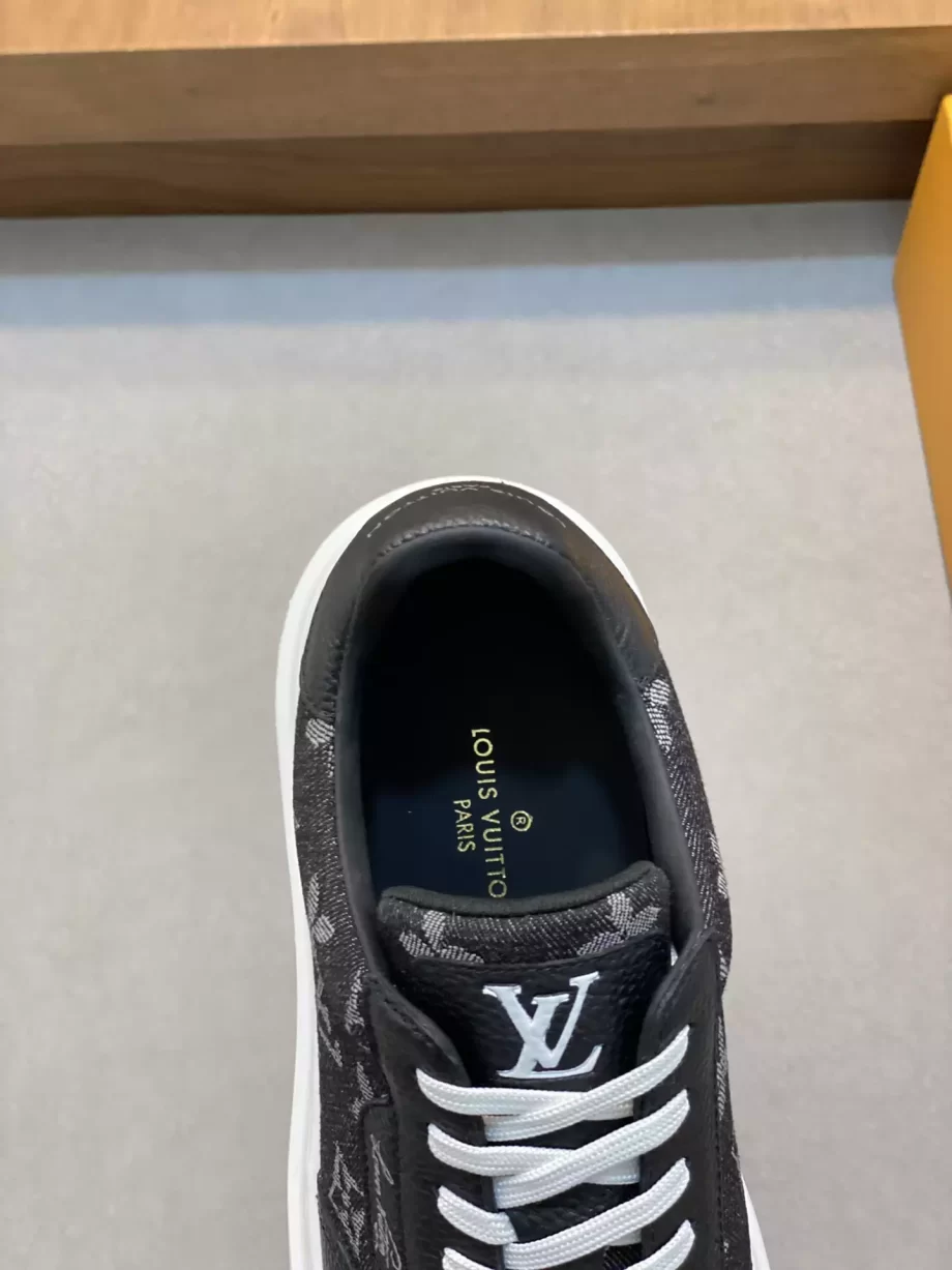LV Beverly Hills Sneaker Black Monogram Denim - LSVT268