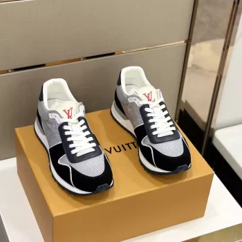 LV Run Away Sneaker Black Monogram Jacquard and Suede – LSVT270