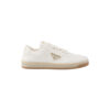 Prada Ivory Downtown Nappa Leather Sneakers - PRD063