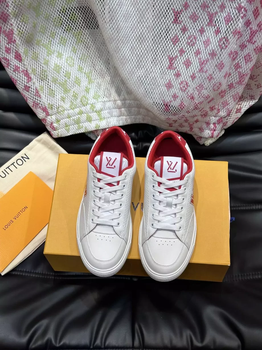 LV Charlie Sneaker Red Mix of Sustainable Materials - LSVT276